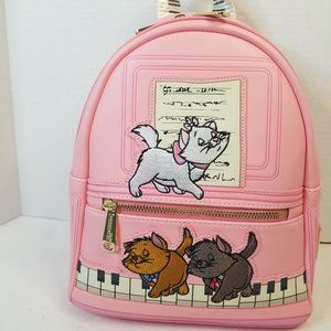 Disney Loungefly The Aristocats Piano Pink Mini Backpack New with Tags